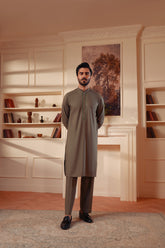 Embroidered Twill Weave Suit